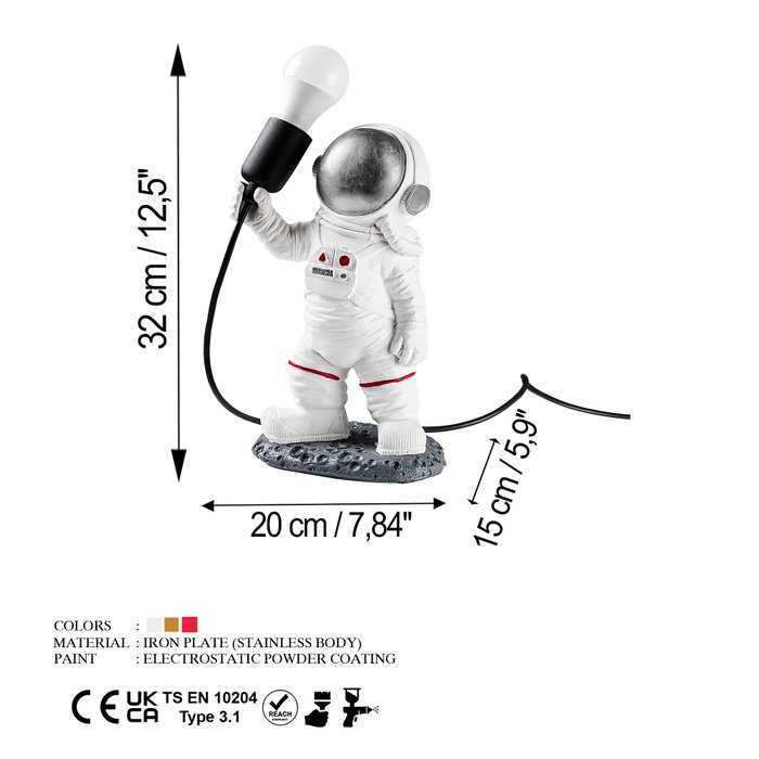 Opviq Astronaut - 3 Multicolor